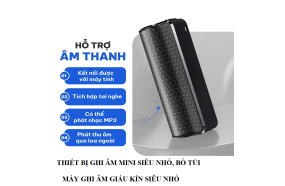 MÁY GHI ÂM MINI F6-MÁY THU ÂM BỎ TÚI