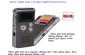 MÁY GHI ÂM LOA NGOÀI- THU TIẾNG NÓI ĐỘNG VẬT