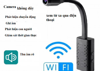 Camera giấu kín tại Thủ Đức, camera mini tích hợp mic ghi âm xem qua điện thoại