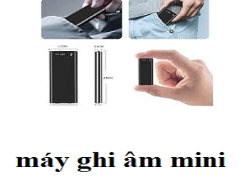Máy ghi âm mini, ghi âm xa rõ pin trâu-GIAO NHANH