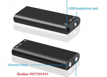 Máy ghi âm siêu nhỏ - Pin dùng 10 ngày- Dễ dùng - Giao tận nơi